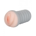 Ribbed Gripper Tight Pussy Ivory Stroker Beige