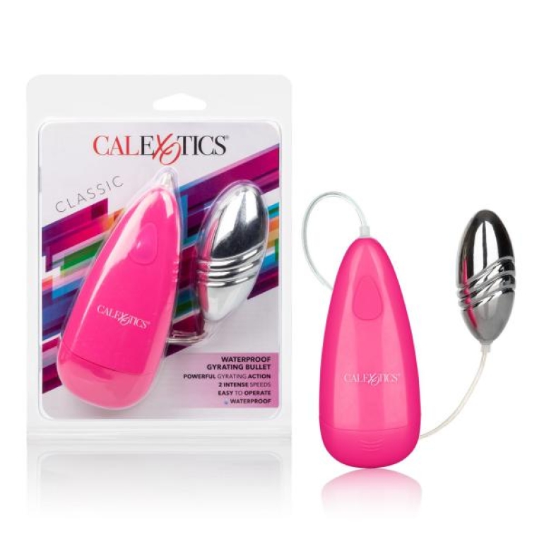 Classic Waterproof Gyrating Bullet Vibrator Pink