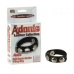 Adonis Leather Collection Ares 5 Snap Ring Black