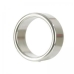 Alloy Metallic Ring Medium 1.5 Inches Diameter Silver