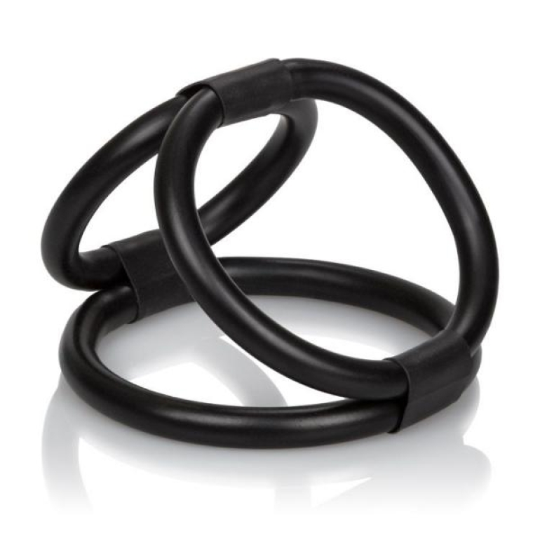 Quick Release Penis Cage The Triple Helix Enhancer  Black