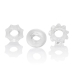 Reversible Ring Set Clear Pack Of 3