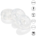 Set Of 3 Silicone Stacker Rings Clear