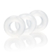 Set Of 3 Silicone Stacker Rings Clear