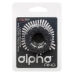 Alpha Liquid Silicone Prolong Tread Ring Black