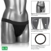 Packer Gear Black Jock Strap 2XL/3XL 2X/3X