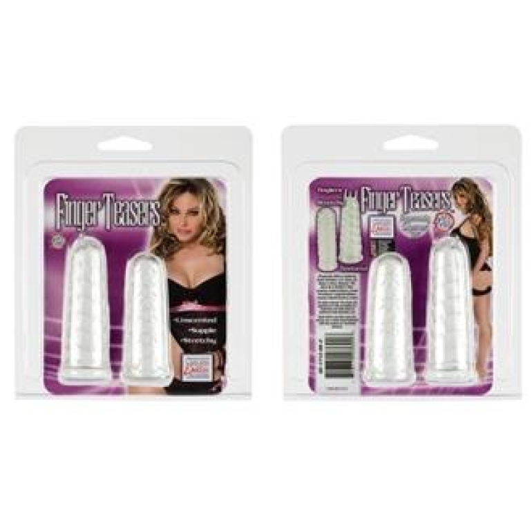 Silicone Finger Teasers Clear