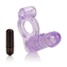 Double Diver Vibrating Enhancer Flexible Penetrator Puprle Purple