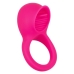 Teasing Tongue Enhancer Pink Vibrating Penis Ring