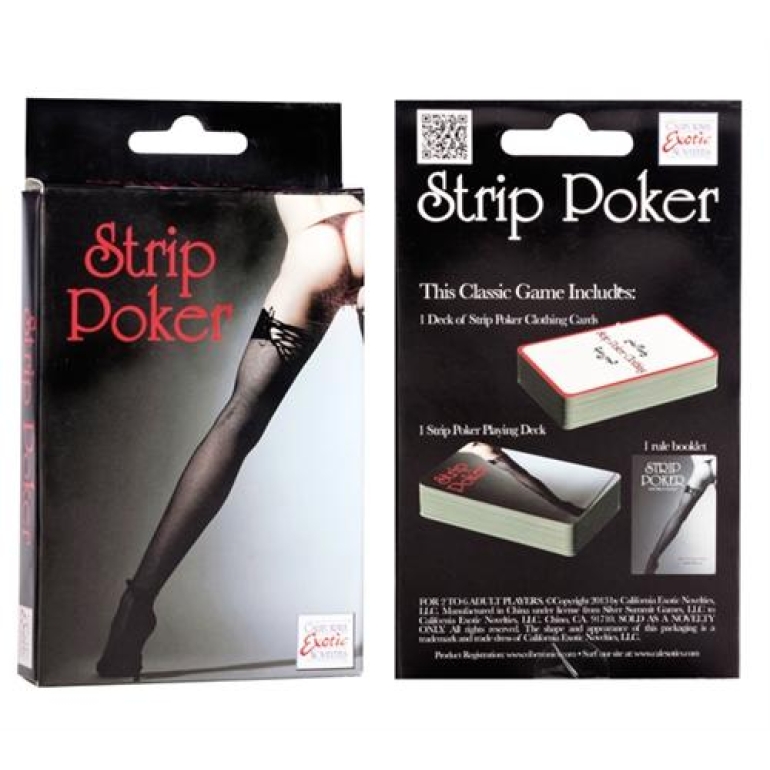 Strip Poker Card Game Assorted