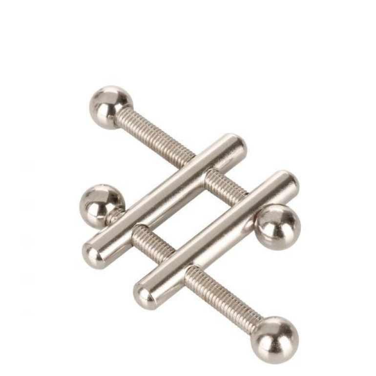 Nipple Grips Crossbar Nipple Vices Silver