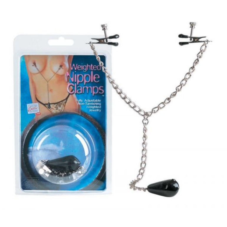 Weighted Nipple Clamps Silver