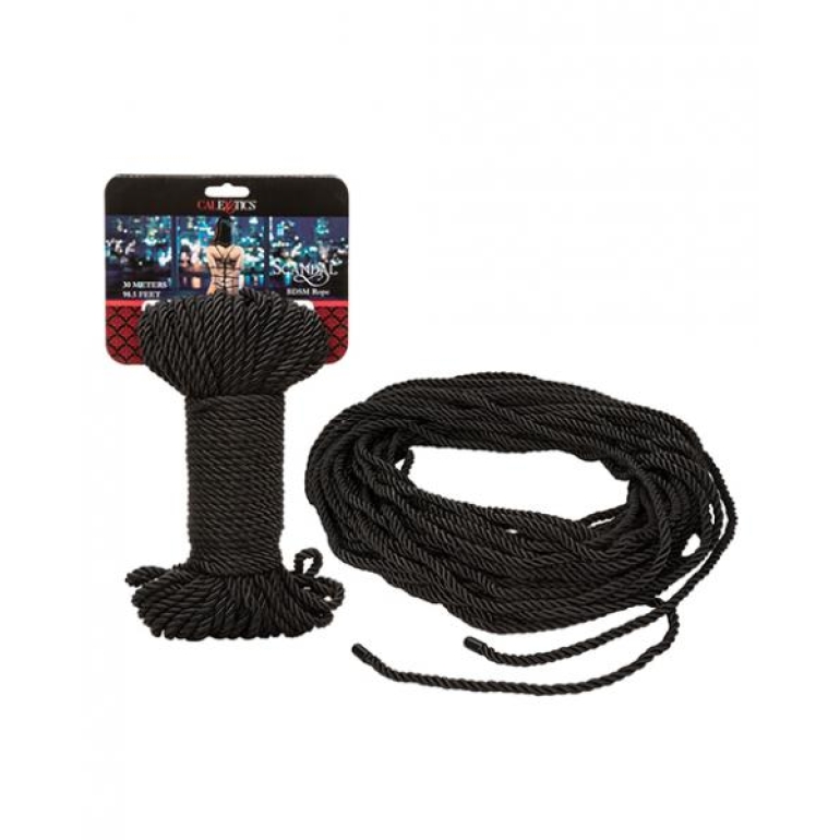 Scandal BDSM Rope 98.5 feet Black