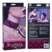 Scandal Collar With Leash Red Black O/S One Size Fits Most