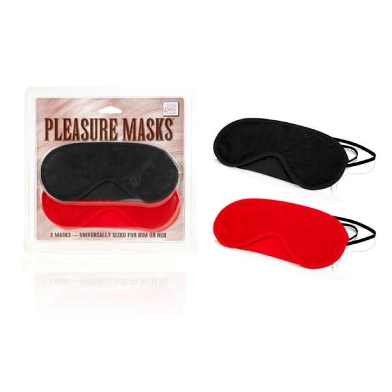 Pleasure Masks- 2 Per Pack  Red