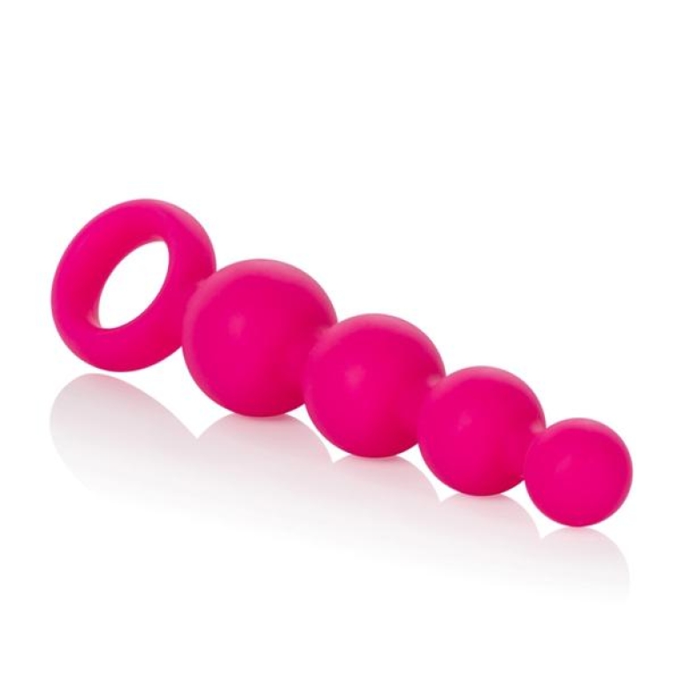 Coco Licious Silicone Booty Beads Pink 4.5 Inch