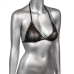 Radiance Plus Size Triangle Bikini Top Black
