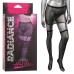 Radiance Plus Size 1pc Garter Skirt W/ Thigh Highs One Size Queen
