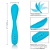 California Dreaming Palm Springs Pleaser Blue Vibrator