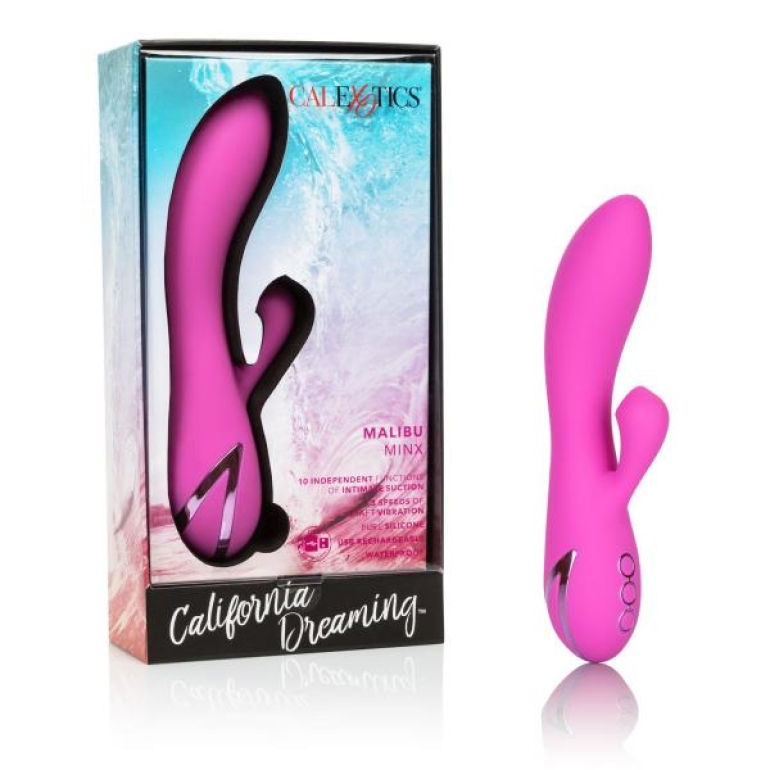 California Dreaming Malibu Minx Purple Rabbit Vibrator