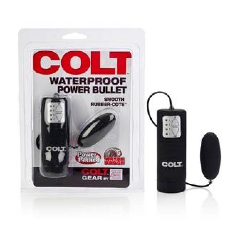 Colt Waterproof Power Bullet Vibrator Black