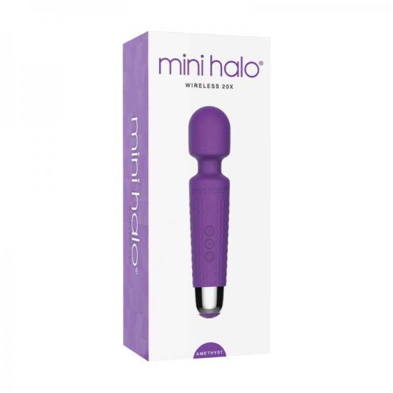 Mini Halo Amethyst Wand Rechargeable Purple