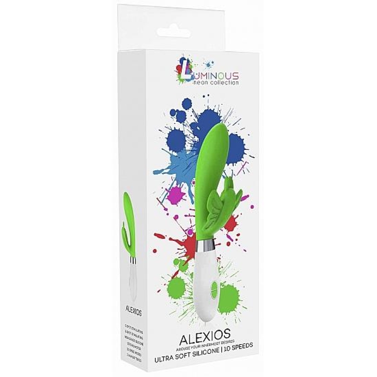 Alexios Ultra Soft Silicone 10 Speeds Green