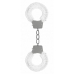 Ouch Pleasure Handcuffs Furry Cuffs White