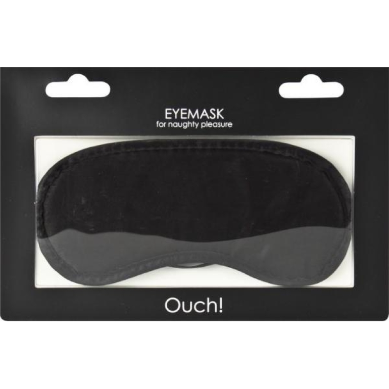 Ouch Soft Eyemask Black O/S One Size Fits Most