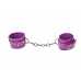 Leather Cuffs Purple One Size Fits Most