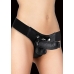 Ouch Realistic 8 inches Strap On Black O/S One Size Fits Most