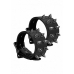 Ouch! Skulls & Bones Spiked Handcuffs Black