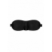 Satin Curvy Eye Mask With Elastic Straps Black