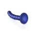 Ouch! Beaded Silicone G-spot Dildo 6.5 In Metallic Blue