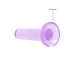 Realrock Non Realistic Dildo W Suction Cup 5.3in Purple