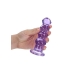 Realrock Curvy Dildo Or Butt Plug Purple