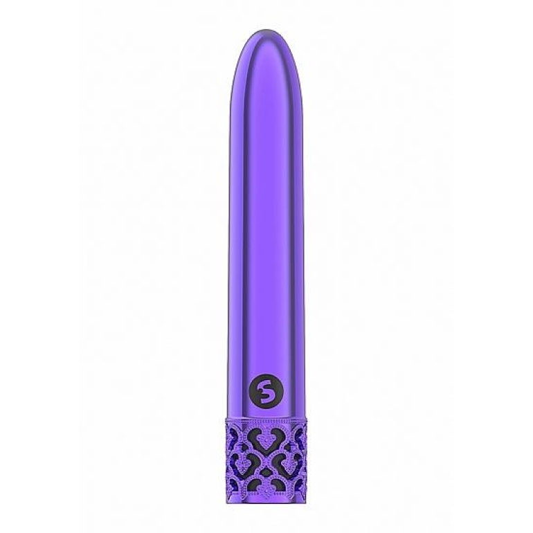 Royal Gems Shiny Purple Abs Bullet Rechargeable