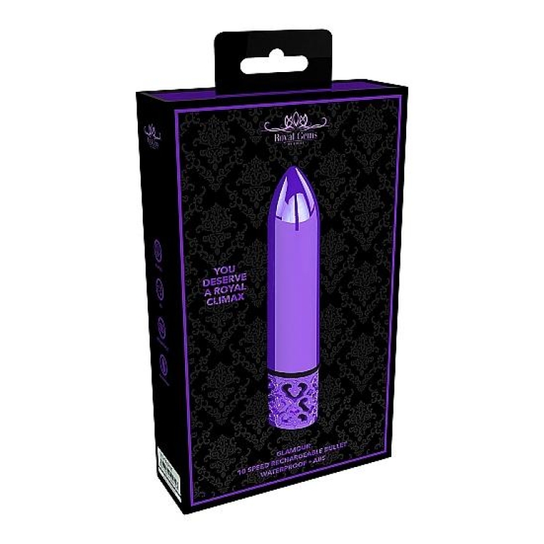 Royal Gems Glamour Purple Abs Bullet Rechargeable