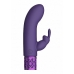 Royal Gems Dazzling Purple Rechargeable Silicone Bullet