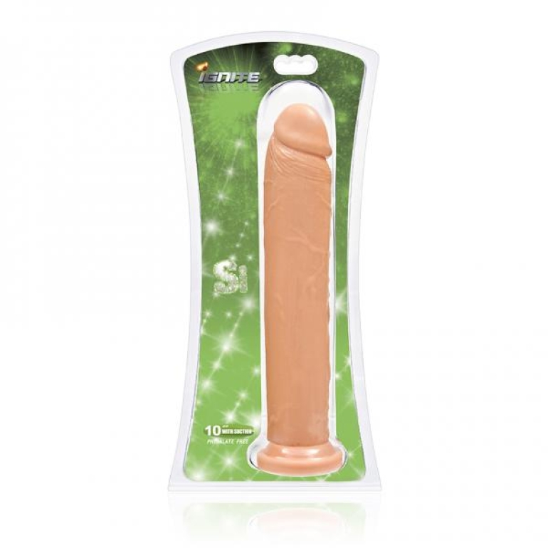 Penis with Suction Vanilla 10 inches Beige Dildo