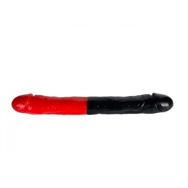 Man Magnet Exxxtreme 17 inches Double Dong Red Black