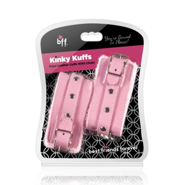 BFF Kinky Kuffs Pink One Size Fits Most