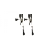 Black Beaded Clamps - Adjustable Broad Tip