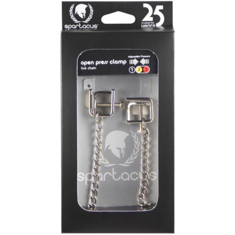 Black Adjustable Press Clamp Silver