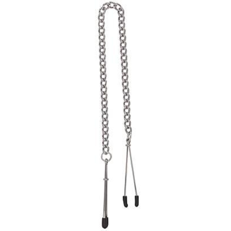 Adjustable Tweezer Clamps With Llink Chain Silver