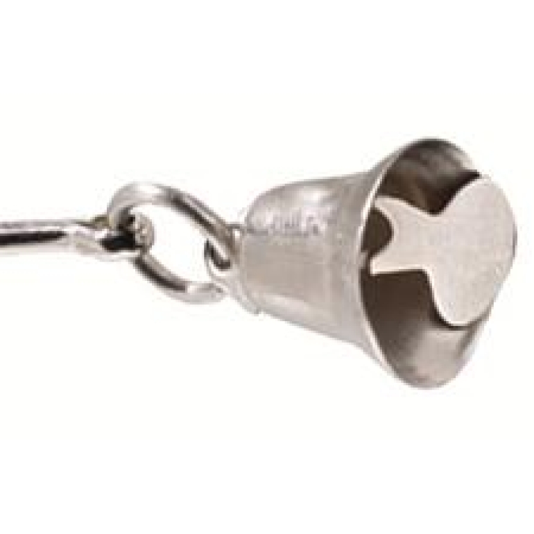 Bell Clit Clamp With Tweezer Tip - Silver