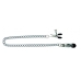 Adjustable Broad Tip Nipple Clamps With Link Chain Silver