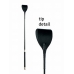 Wide Tip Bat Crop 27.5 Inch - Black