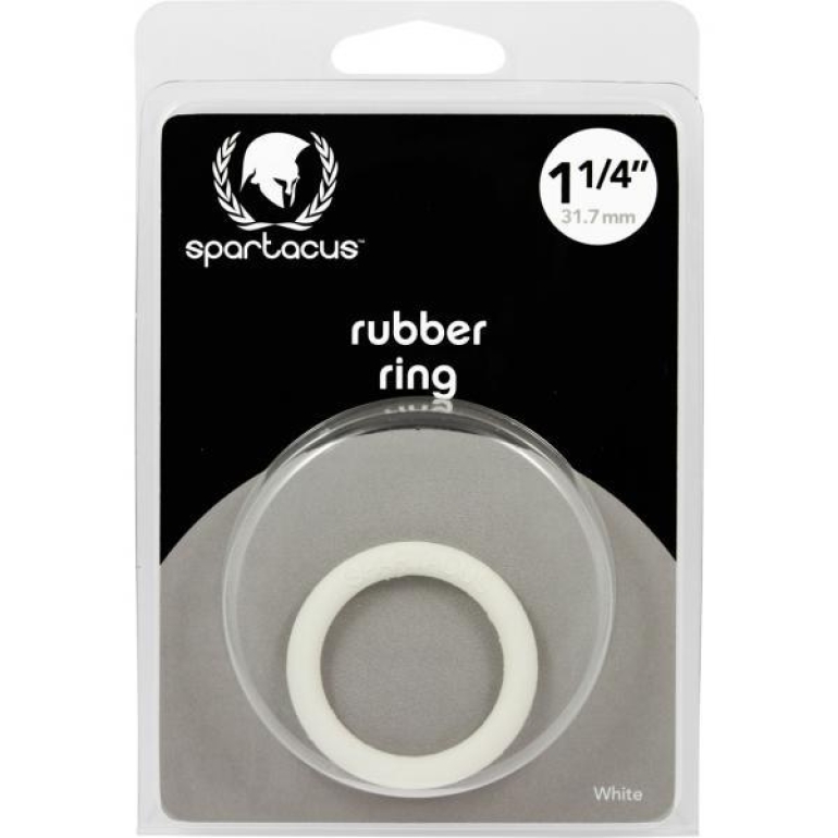 Rubber C Ring 1.25 Inch - White