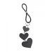 Sex & Mischief Heart Nipple Clamps Black